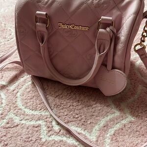 Juicy Couture Pink Quilted Satchel